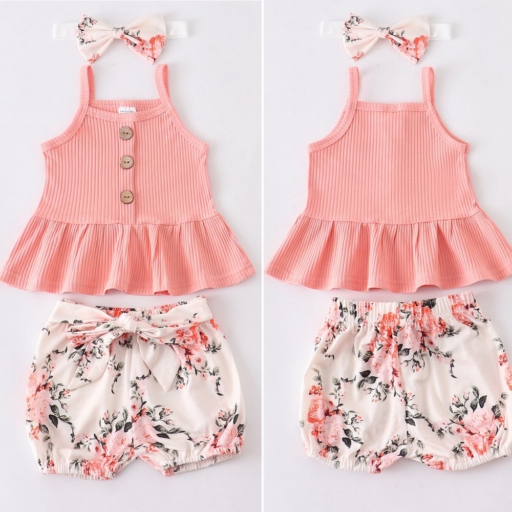 Bloom Baby 3 Pcs Floral Set